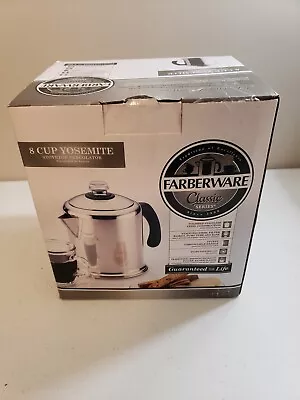 Farberware NEW Yosemite 8 Cup Stove Top Percolator  • $30