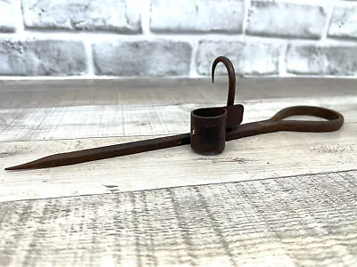 Wrought Iron Sticking Tommy Miners Candlestick Unbranded Mining Candle Holder • $24.99