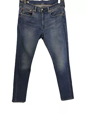 LEVI'S 519-Mens Jeans-Blue-Waist34-Leg32-Red Tag-levi-used-condition-(LEVI-187) • £15.95