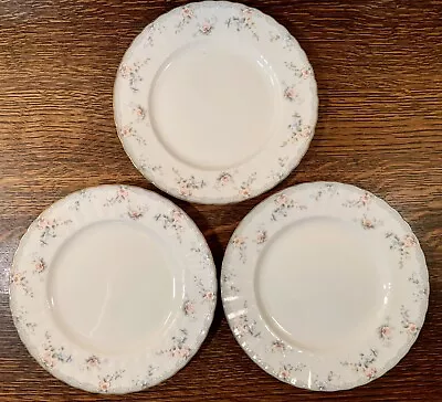 Lot Of 3 VTG 1980’s Mikasa ROSELLE Floral Bone China 6.5” Bread Plates: Japan • $19.95