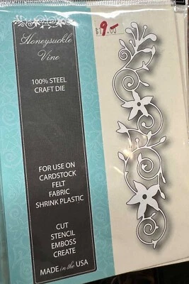 $15 • Buy New Memory Box Die Albana Border # 99401 1.2 X 5.1 In 100% Steel Die Made In USA