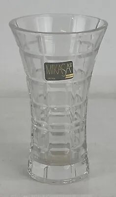 Mikasa Flower Vase  Monarchy 4-3/4” Crystal Bud Vase Free Shipping • $17.09