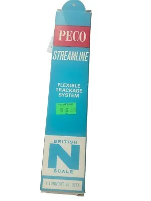 Peco Streamline British N Scale Y Turnout SL 397X • $21.99