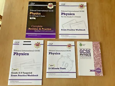 Bundle Edexcel IGCSE Physics Revision Books & Practice Questions VGC • £15
