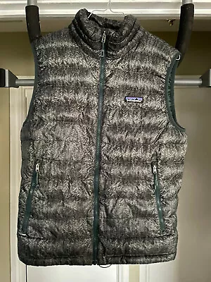 Patagonia Down Sweater Vest - Men's Small Forestland Green • $45