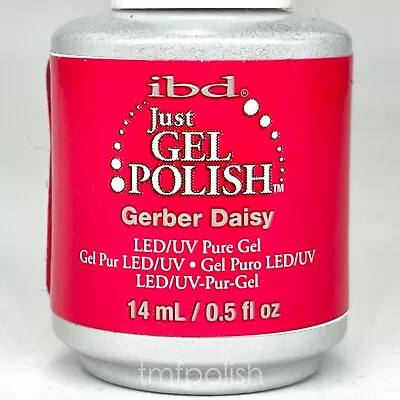 Brand New IBD Just Gel Nail Polish - Gerber Daisy - Full Size • $8.50