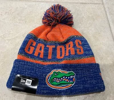 Florida Gators New Era NCAA Royal Blue Orange Sport Knit OTC Beanie Men's • $19.99