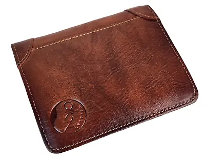 RFID Blocking Men's  Genuine Cowhide LEATHER Wallet Bifold ID Credit Card Holder • $18.99