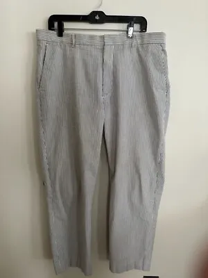 J. Crew Ludlow Classic Seersucker Men's Cotton Pants 36 X 30 • $34