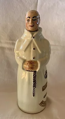 Vintage Monk Priest Michel Bernardo Liqueur Decanter White Robe Rare! • $17.99