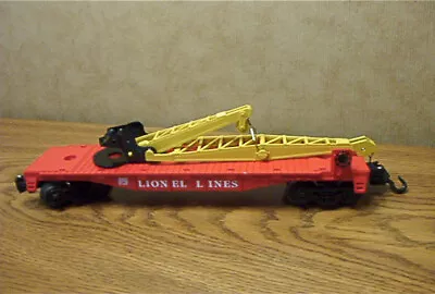 Lionel Derrick Crane Boom Car  #36825  O Gauge • $44.99