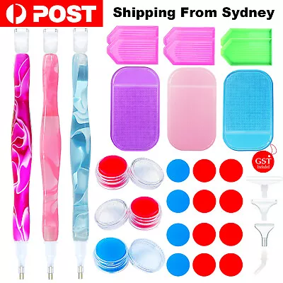 $6.99 • Buy 5D 6-Head Diamond Painting Tools Box Diamond Accessories Diy Art Craft Pen Set A