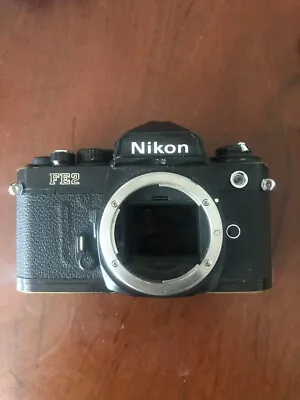 Nikon FE2 35mm SLR Film Camera Body Vintage • $120