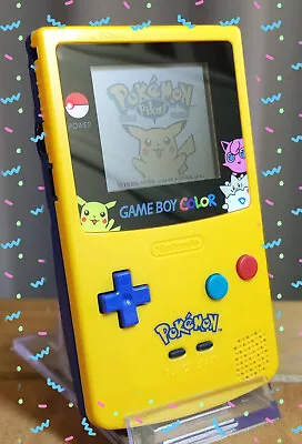 Game Boy Color Pokémon Pikachu Edition GBC Colour Pokemon - MINT Condition • £79.99