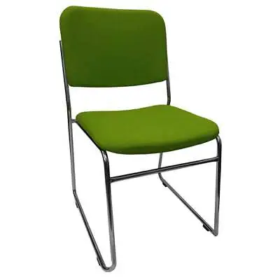 $99 • Buy Visitor Sled Base Stackable Chair Boardroom Meeting Waiting Room Rod Green