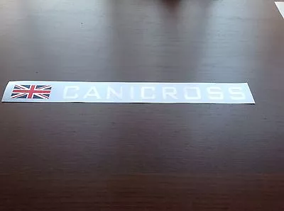 £4.50 • Buy Gb Union Jack Cani Cross Husky Malamute Sticker Car Decal Running  Dog Canicross