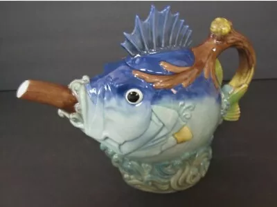 Minton FISH Teapot Limited Edition Of 2500 No.34 Archive Collection MINT • $899