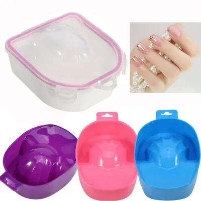 Nail Art SPA Acetone Soak Off Warm Water Bowl Manicure Remover-Treatment Tool UK • £4.68