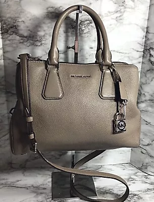 Michael Kors Camille Leather Satchel Crossbody Bag • $85