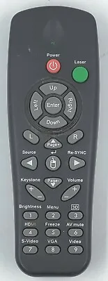 OEM Genuine Optoma RC-3007H-160 Projector Remote Control W/Red Dot Laser • $10