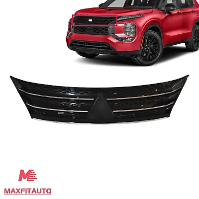 Fits Mitsubishi Outlander 2022-2023 Front Upper Grille Chrome 62310W120P • $258.99