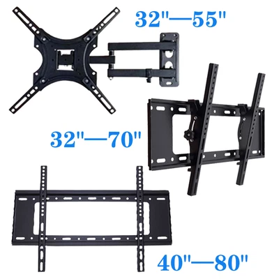 $19.99 • Buy Full Motion TV Wall Mount Bracket Swivel Tilt 32 37 40 42 50 52 55 60 80 LED LCD