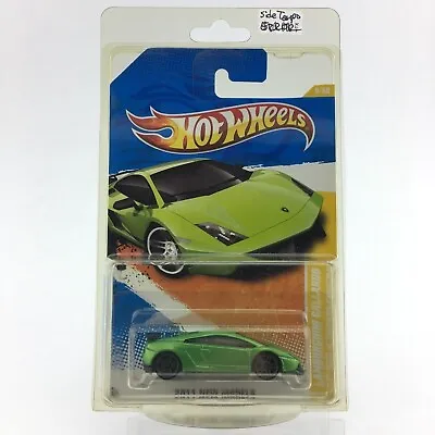 Hot Wheels Lamborghini Gallardo LP 570-4 Superleggera Green SIDE TAMPO ERROR #2 • $14.99