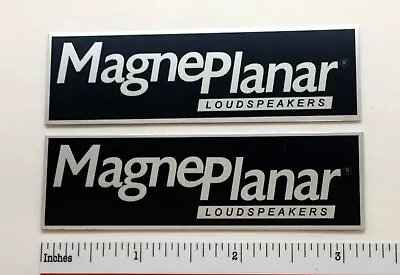 Magneplanar Speaker Badge Logo Emblem Pair Magnepan Free Shipping • $9.95