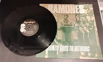 Ramones Bonzo Goes To Bitburg Original UK 12  Single VINYL 1985 Beggars Banquet • £40