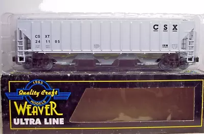 Weaver O Scale Ultra Line Csx Ps-2 Cd Covered Hopper 3 Rail Nos • $58