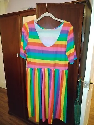Popsy Dress Ronnie Rainbow • £20