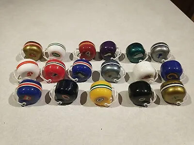 Riddell Lot Of 17 Mini Football Helmets Miniature NFL Chrome Pocket Pros • $24