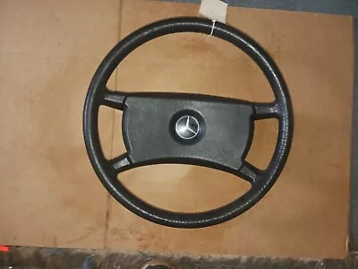 Mercedes Steering Wheel W126 W123 W124 W201 240d OEM Leather Texture 1264640017 • $229