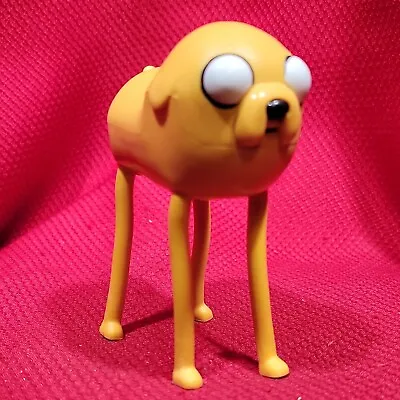 4  Adventure Time JAKE Dog Action Figure Happy Meal Toy Cake Topper 2014 Cartoon • $8.69
