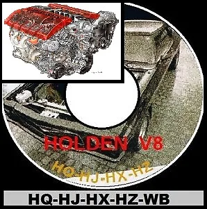 HOLDEN HQ HJ HX HZ WB + LS1 Series V8 INFO + PARTS RESTORATION ASSEMBLY BIBLE CD • $14.95