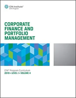 Corporate Finance And Portfolio Manag... CFA Institute • £12.99