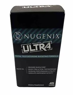 NUGENIX ULTRA Total Test Boosting Formula 45 Tablets Exp 11/2025 • $31.98