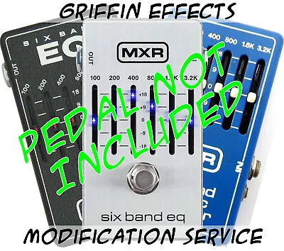 MXR Six Band EQ Equalizer - Griffin Effects - Silent Night Modification Service • $44.99