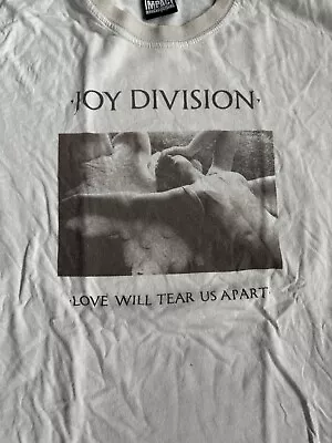 Vintage Y2K Joy Division Love Will Tear Us Apart Tshirt Size M RARE • $60