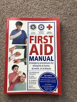 £0.99 • Buy St John Ambulance First Aid Manual Revised 6th Edition