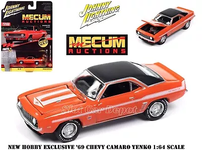 Johnny Lightning '69 Chevy Camaro  Yenko  Hugger Orange 1:64 Diecast Car JLSP376 • $6.95