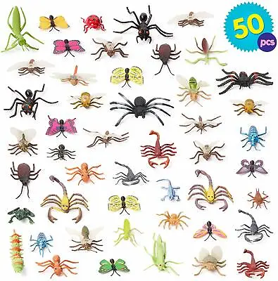 £11.99 • Buy Plastic Mini Insect Bugs Action Kids Toys Jungle Decor Loot Party Bag Filler 
