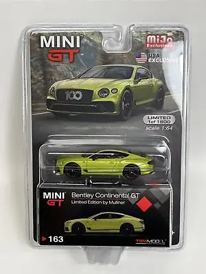 Bentley Continental GT Limited Edition By Mulliner 1:64 Scale Mini GT MGT00163MJ • $48.55