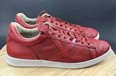 Bootleg By John Varvatos Low Top Red Sneakers Men's Size 12M • $63.75