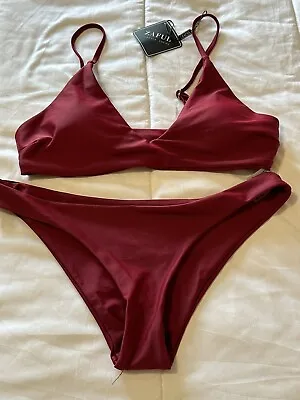 $0.99 • Buy New Women’s Womens Size Medium M Zaful Forever Young Bikini Swimwear Swimsuit