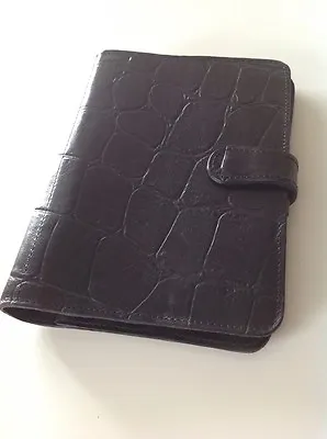 Mulberry Agenda Filofax In Black Congo Leather • £167