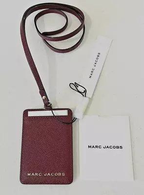 New Marc Jacobs Lanyard ID Holder Pomegranate • $54.90