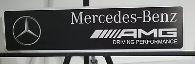 Mercedes-Benz AMG Aluminum Sign  6  X 24  • $29.95