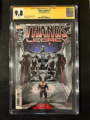 Marvel Thanos Legacy #1 First Print CGC Signature 9.8 Donny Cates Signed 2.22.22 • £80.31