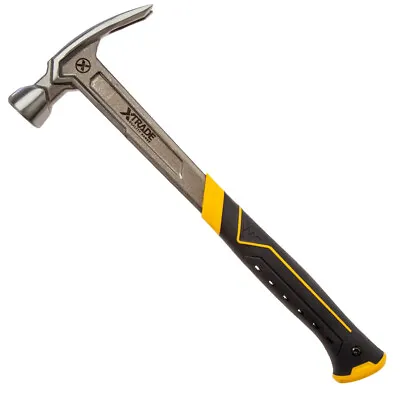 XTrade Framing Claw Hammer One Piece 20oz Steel Head Anti Slip Grip X0900118 • £24.56